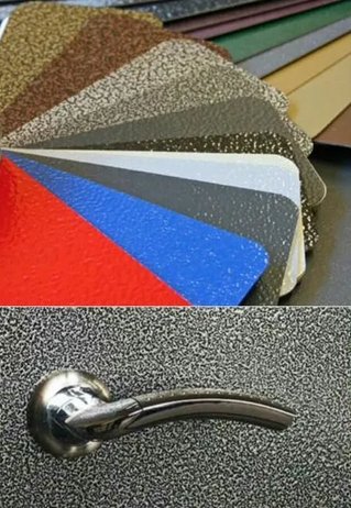Металлическая двухстворчатая дверь DV-002