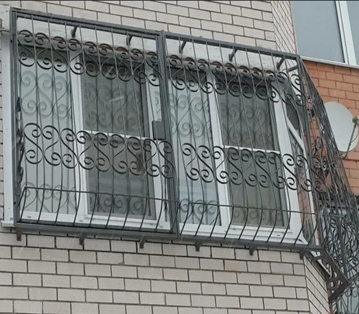 Купить Решетка на балкон открывающаяся RBL-039 изготовление доставка монтаж  цена в каталоге Дверник.
