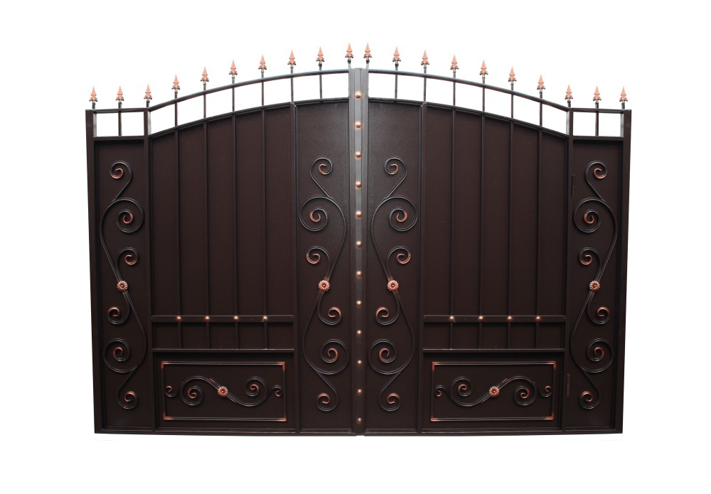Купить ворота нижнем новгороде. Кованые ворота v-108 (1 кв.м.). Ворота со встроенной калиткой. Кованые ворота со встроенной калиткой. Красивые кованые ворота со встроенной калиткой.