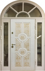 Железная дверь с аркой AR-006